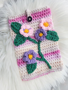 Floral Crochet Kindle sleeve