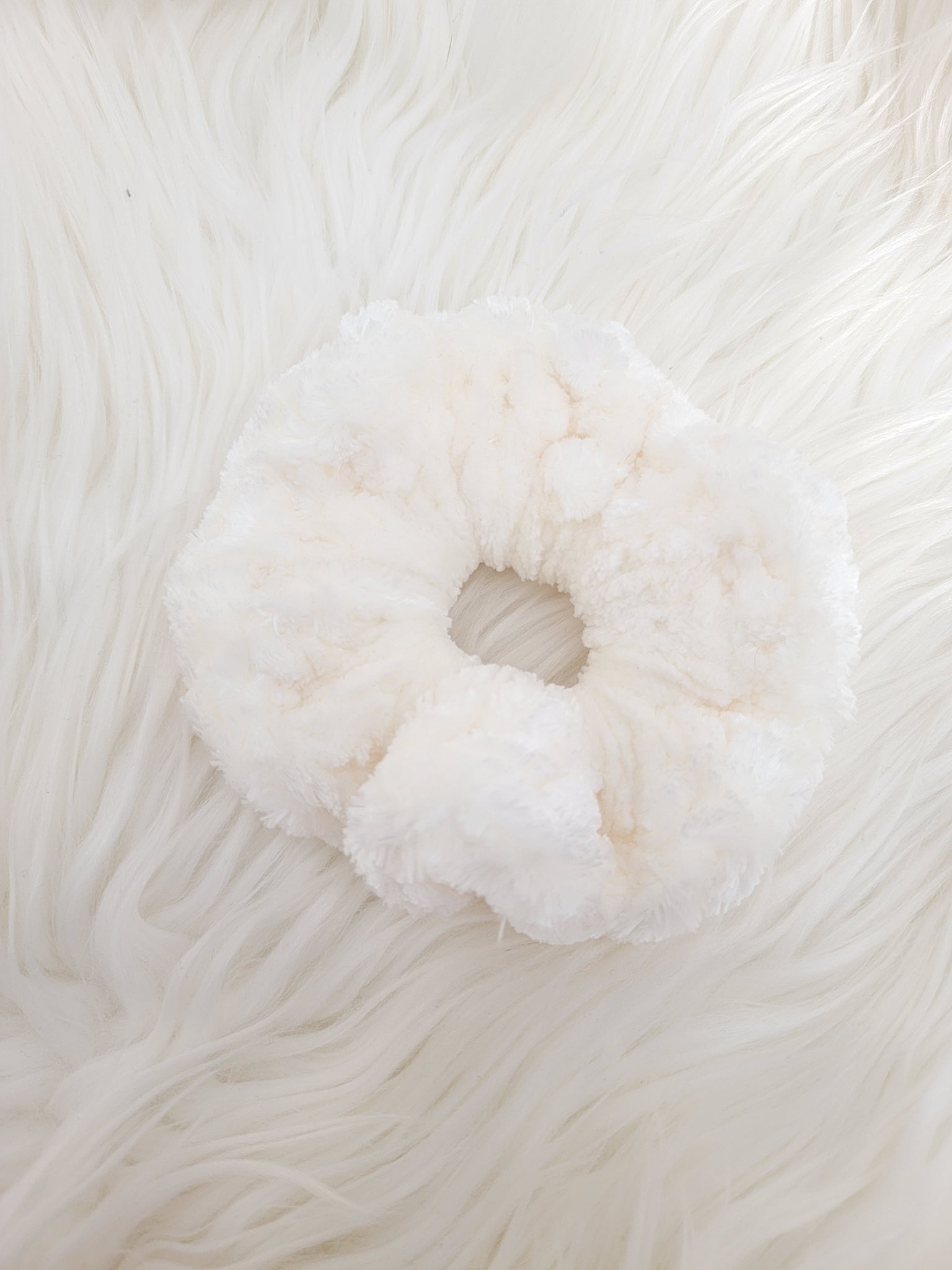 White Scrunchie