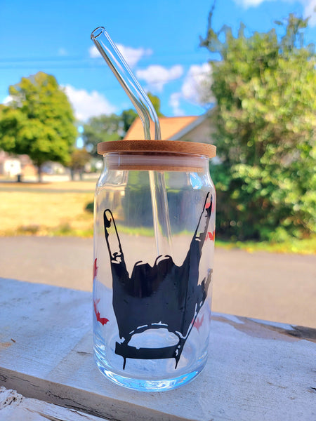 Rock an Roll Glass Tumbler