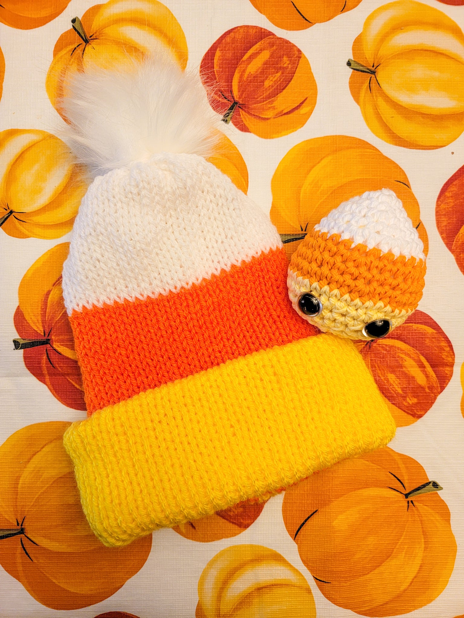 Crochet Candy Corn Hat