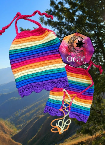 10.5in RAINBOW Halter RTS!